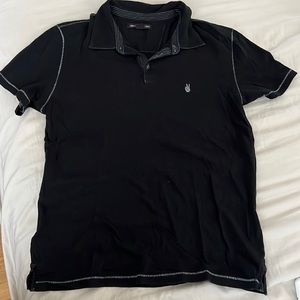 Boys John Varvatos cotton polo top